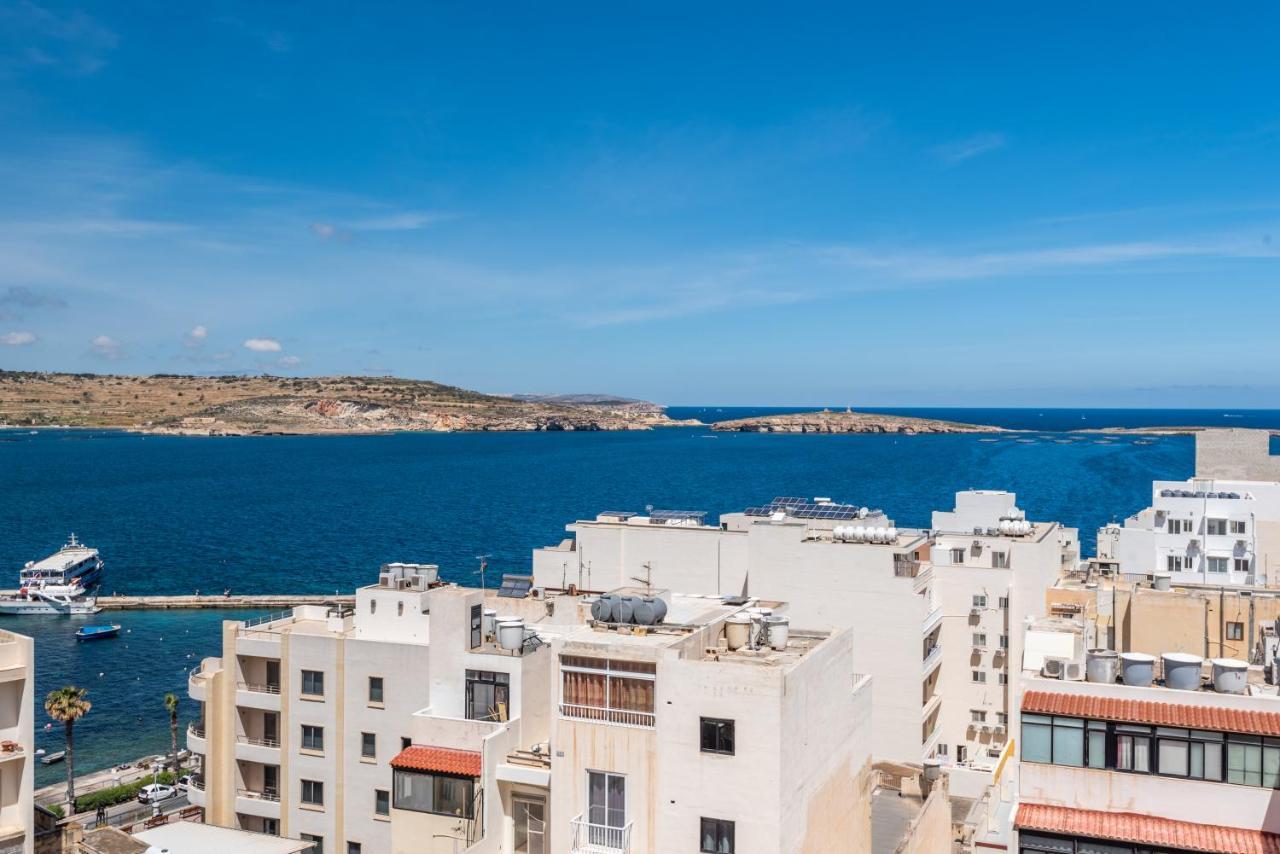 Апартаменты Penthouse With Seaview Terrace Сент-Полс-Бей Экстерьер фото